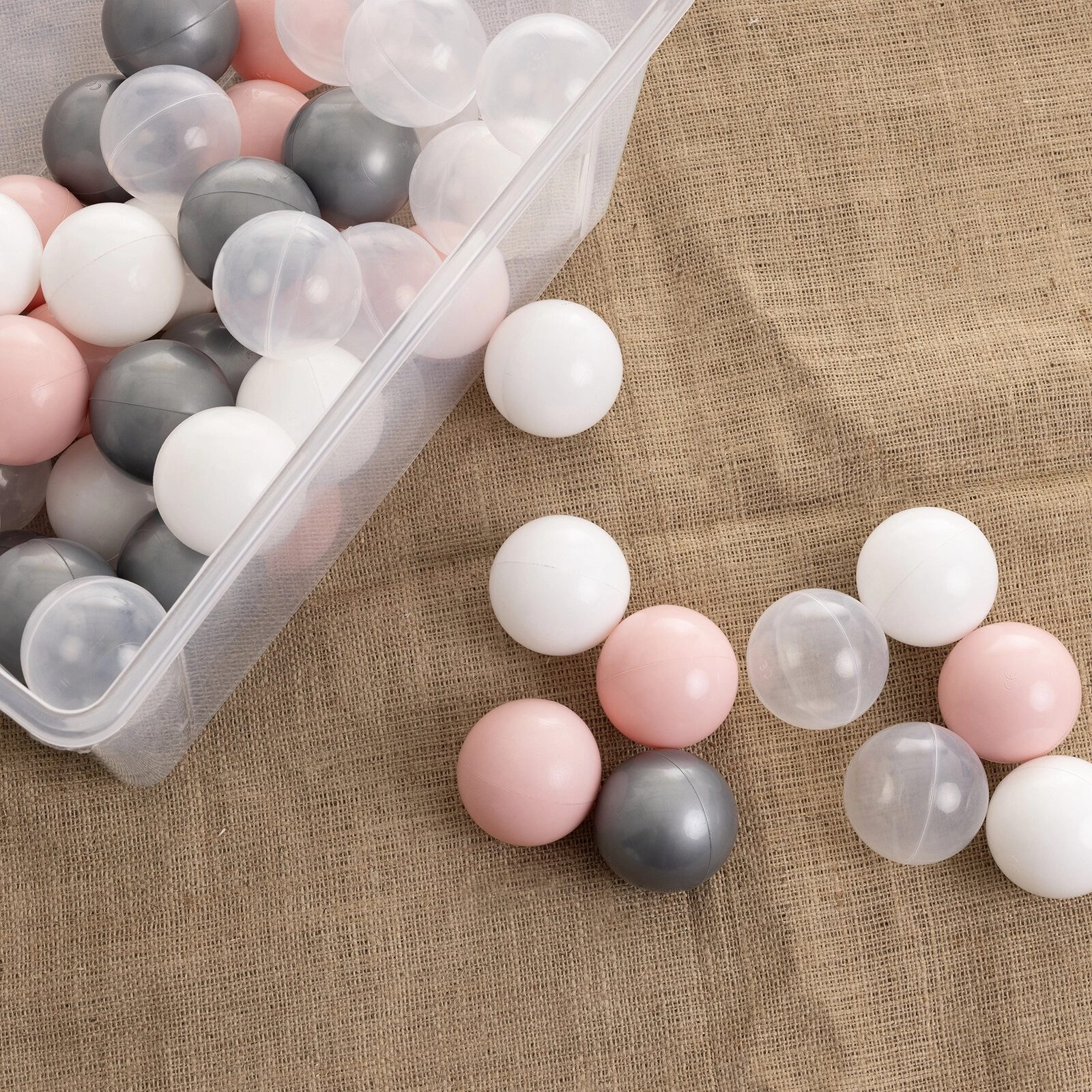 Oyun%20Havuz%20Topu%20Şişme%20Oyun%20Havuz%20Topları%206%20Cm%2050%20Adet%20Pembe-Silver